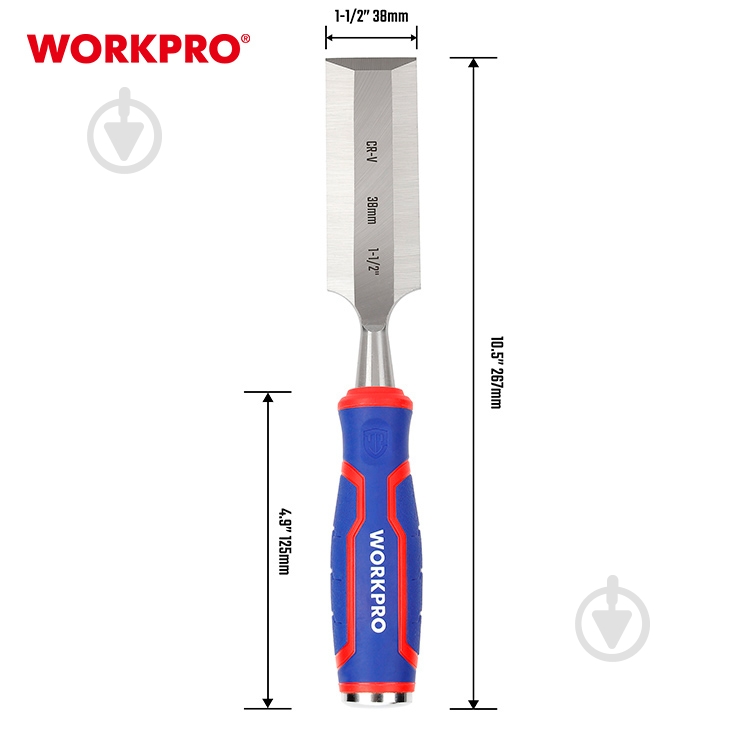 Стамеска WORKPRO WP243012 - фото 4