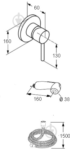Смеситель для биде Globus Lux SOLLY GLSO-0110 - фото 2