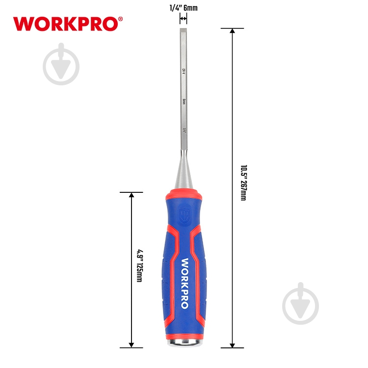 Стамеска WORKPRO WP243004 - фото 4