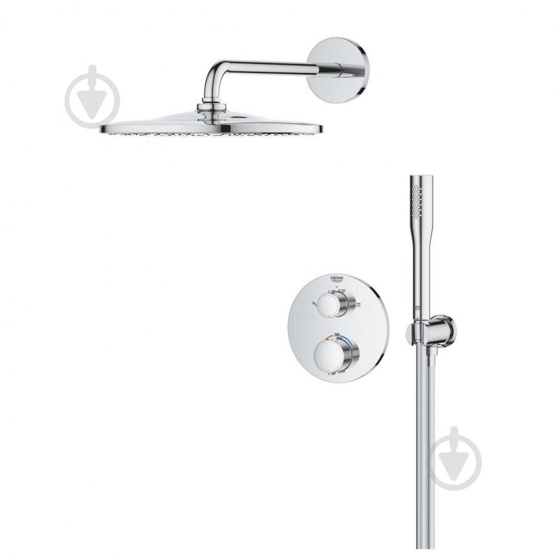 Душова система прихованого монтажу Grohe QuickFix Precision з Vitalio Rain Mono 310 34 - фото 4