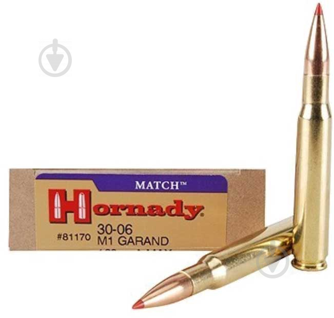 Патрони Hornady Manufacturing Company Match 30-06 пуля A-Max 168 г / 10.9 г - фото 1