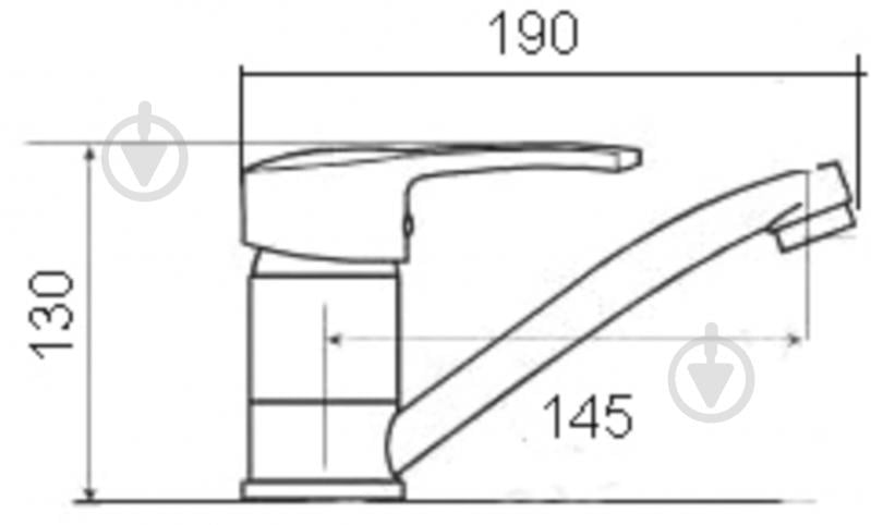 Смеситель для умывальника Globus Lux SOLLY GLSO-0203М - фото 2