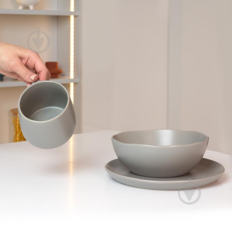 Чашка MVM Досконалість 375 мл сіра - фото 5 Чашка MVM Досконалість 375 мл сіра - фото 5