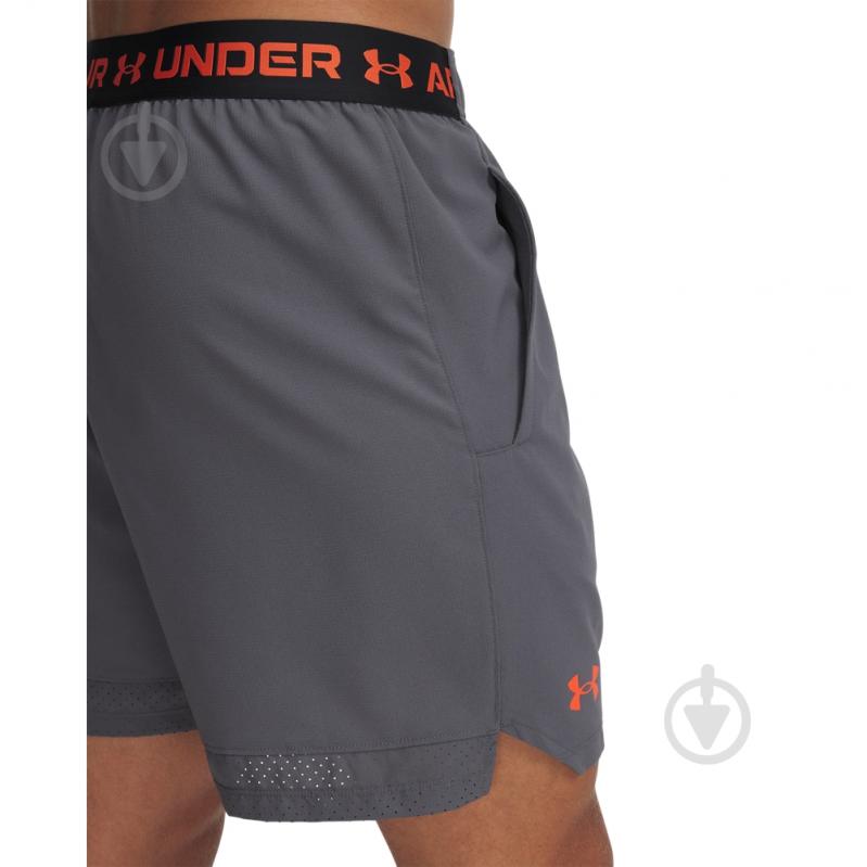 Шорты Under Armour VANISH WOVEN 6IN SHORTS 1373718-028 р. XL серый - фото 3 Шорты Under Armour VANISH WOVEN 6IN SHORTS 1373718-028 р. XL серый - фото 3