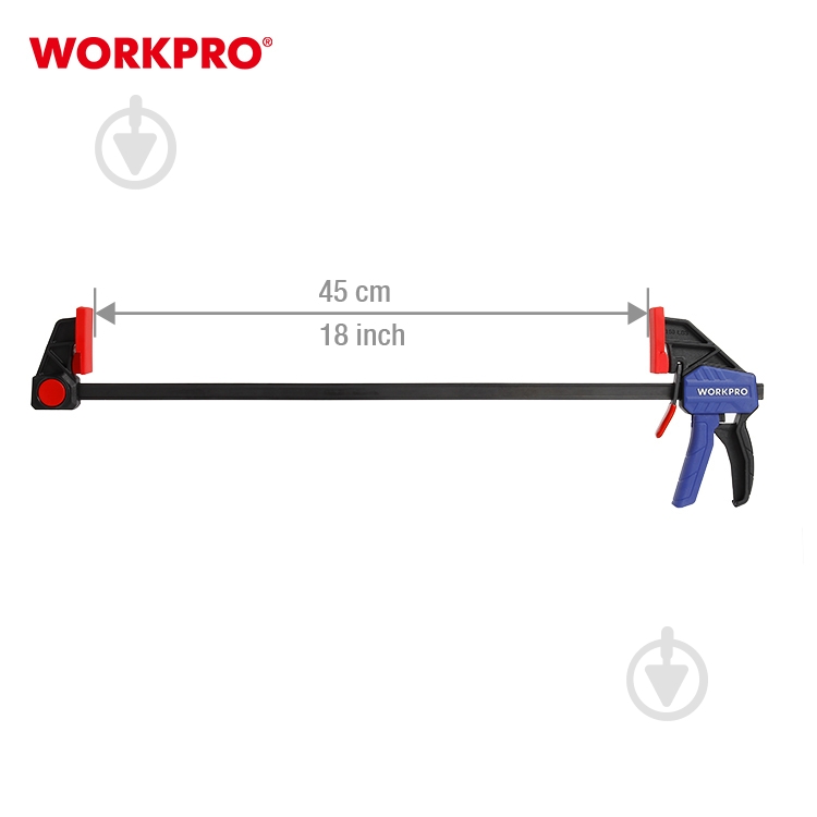 Струбцина F-образная WORKPRO WP232037 - фото 5