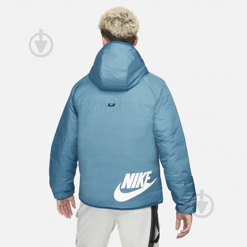 Пуховик мужской зимний Nike M NSW TF RPL LEGACY REV HD JKT DH2783-415 р.S бирюзово-синий - фото 2