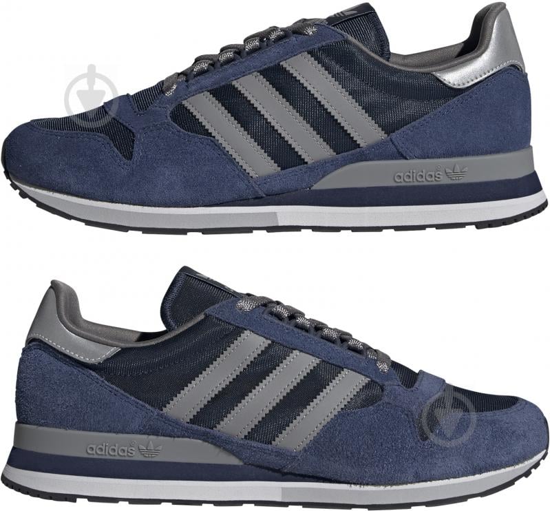 Кроссовки мужские демисезонные Adidas ZX 500 FW2812 р.41 1/3 синие - фото 4