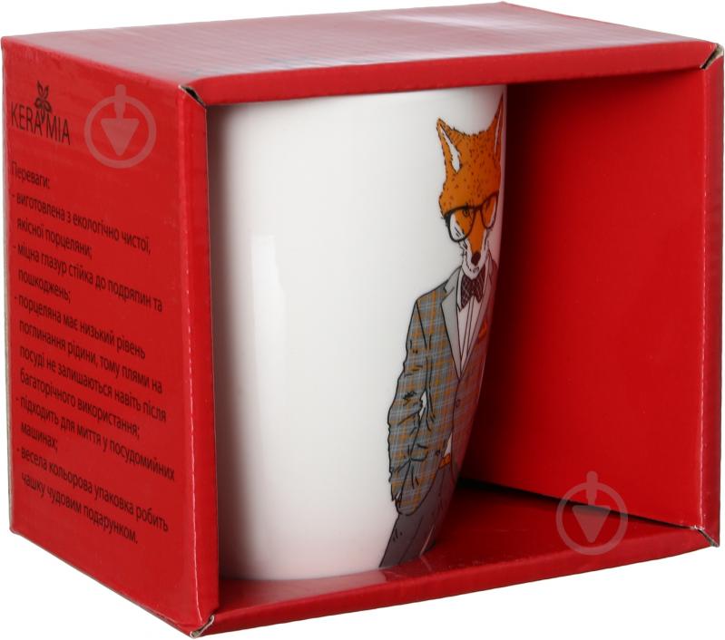 Чашка Keramia Модные звери Мистер Лис 360 мл 21-272-072 - фото 3 Чашка Keramia Модные звери Мистер Лис 360 мл 21-272-072 - фото 3