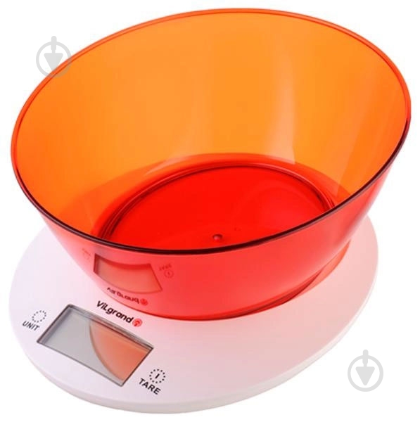 Весы кухонные ViLgrand VKS-533С red - фото 1 Весы кухонные ViLgrand VKS-533С red - фото 1