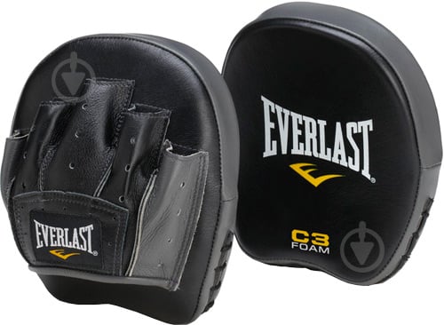 Лапи боксерські Everlast Precision Punch Mitts 701101 чорний - фото 1