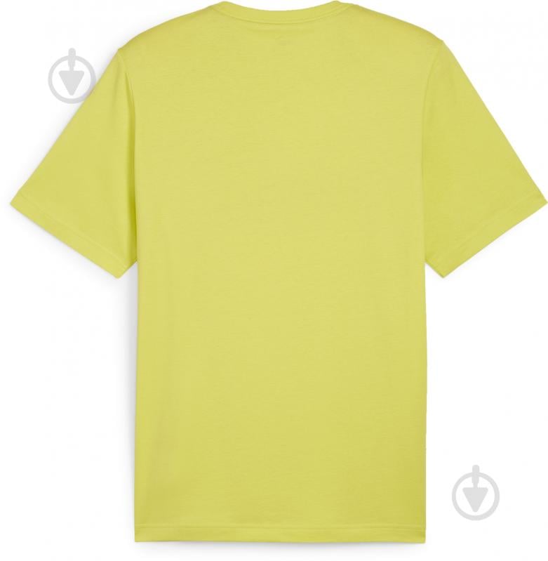 Футболка Puma ESS LOGO TEE 58666766 р.M желтый - фото 2