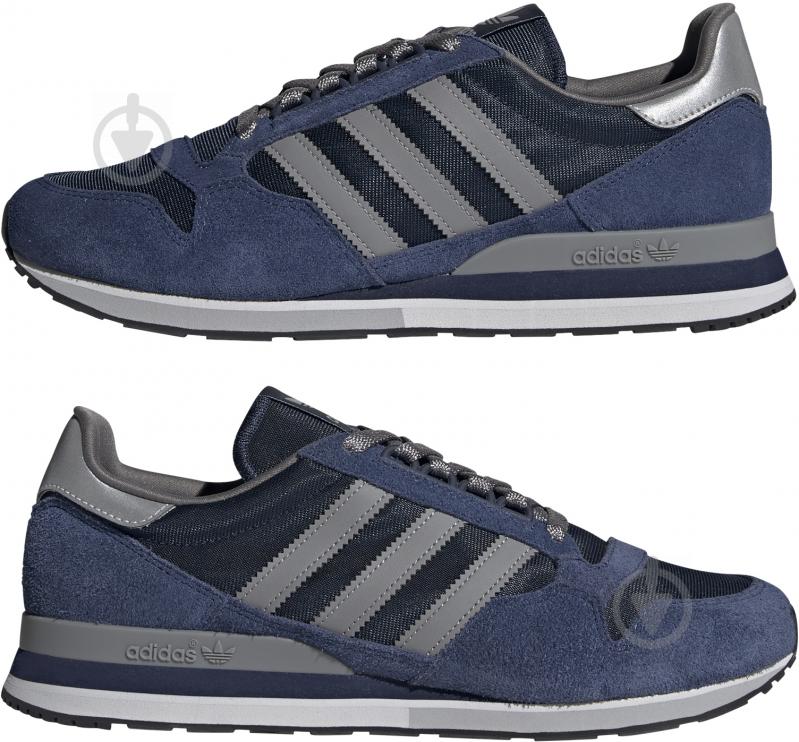 Кроссовки мужские демисезонные Adidas ZX 500 FW2812 р.43 1/3 синие - фото 4