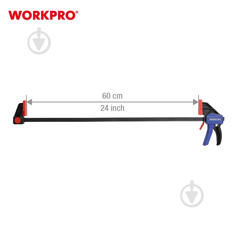 Струбцина F-образная WORKPRO WP232038 - фото 6