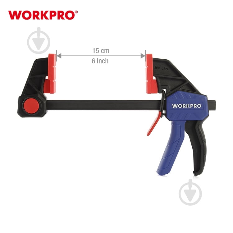 Струбцина F-образная WORKPRO WP232039 - фото 4