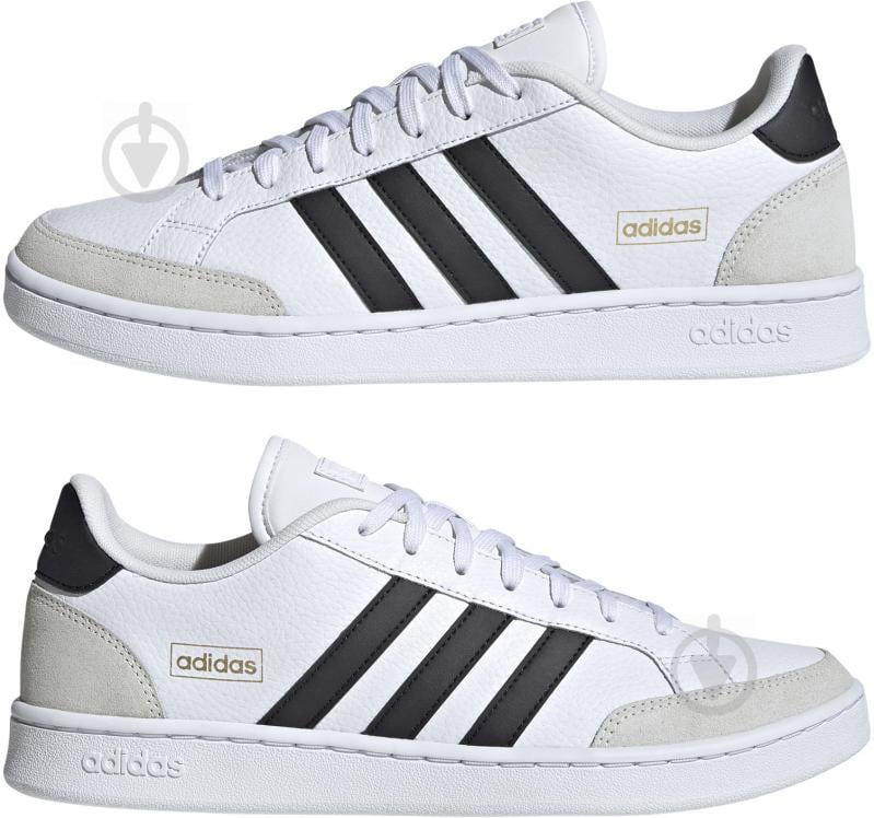 Кросівки чоловічі демісезонні Adidas GRAND COURT SE FW3277 р.40 2/3 білі - фото 2