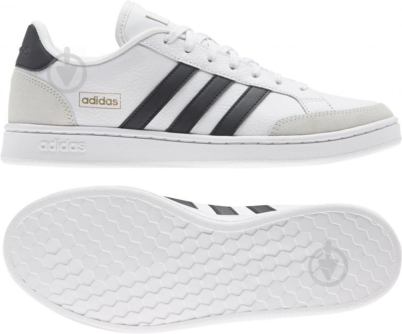 Кросівки чоловічі демісезонні Adidas GRAND COURT SE FW3277 р.40 2/3 білі - фото 7