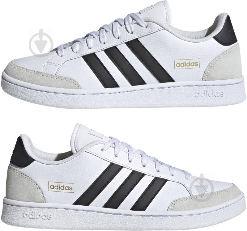 Кросівки чоловічі демісезонні Adidas GRAND COURT SE FW3277 р.46 2/3 білі - фото 2