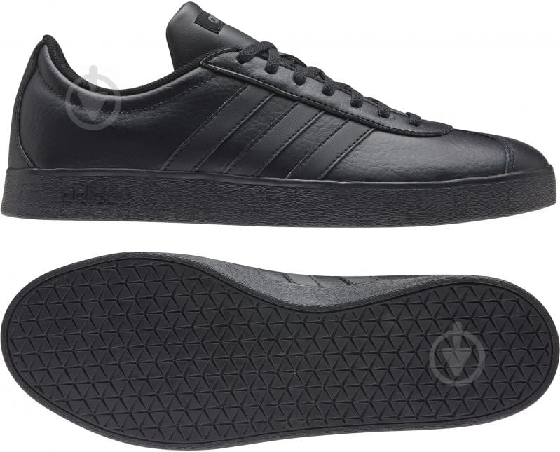 Кроссовки мужские демисезонные Adidas VL COURT 2.0 FW3774 р.40 черные - фото 4