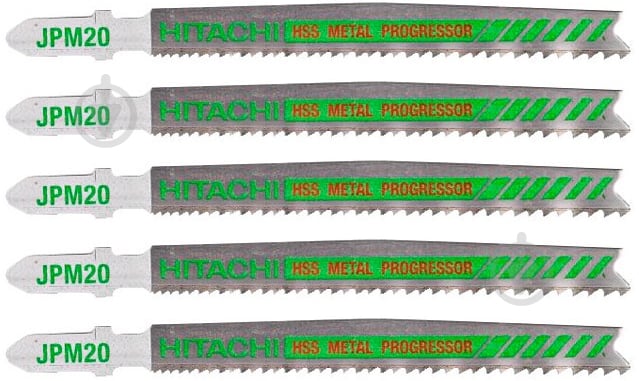 Набір пилок для електролобзика Hitachi JPM20 5 шт. 750033 - фото 1