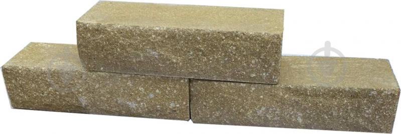 Кирпич гиперпрессованный ВЗБМ колотый желтый - фото 2