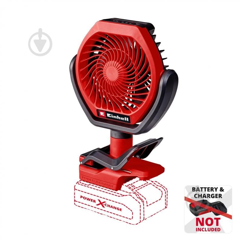 Вентилятор портативный Einhell аккумуляторный PXC GC-CF 18/110 Li - Solo 3408061 - фото 1 Вентилятор портативный Einhell аккумуляторный PXC GC-CF 18/110 Li - Solo 3408061 - фото 1