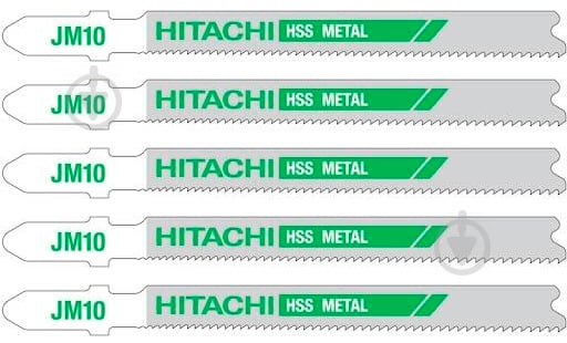 Набір пилок для електролобзика Hitachi JM10 5 шт. 750038 - фото 1