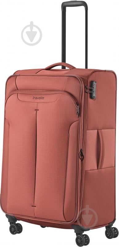 Чемодан Travelite 90 л розовый - фото 1