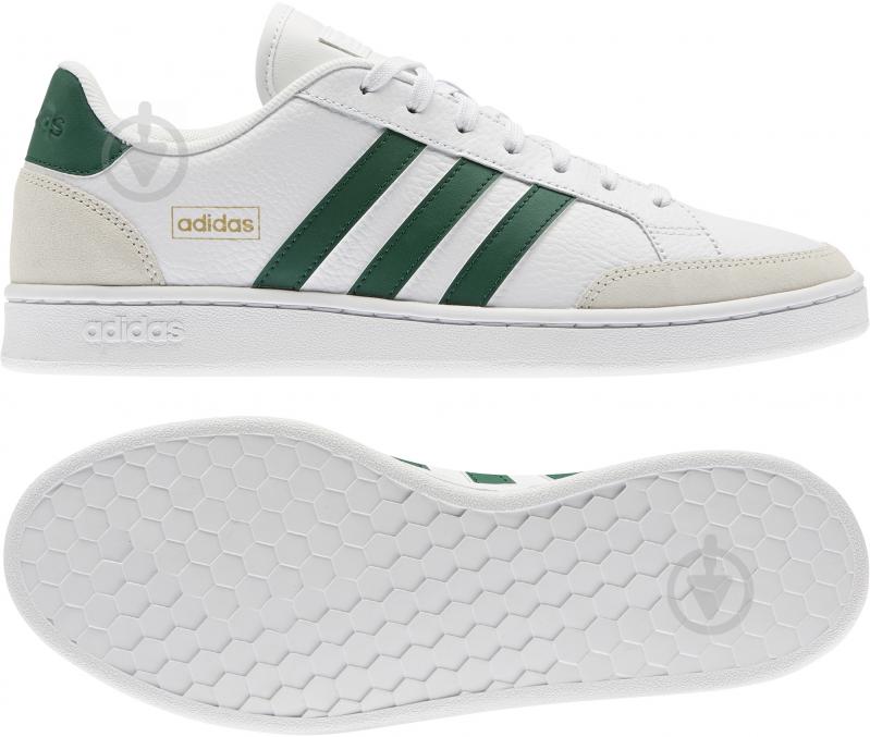 Кроссовки мужские демисезонные Adidas GRAND COURT SE FW6688 р.40 белые - фото 6