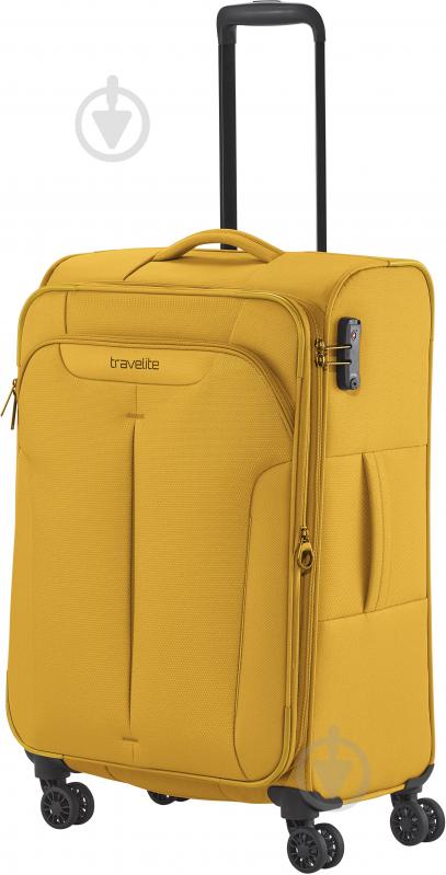 Чемодан Travelite 61 л желтый - фото 1