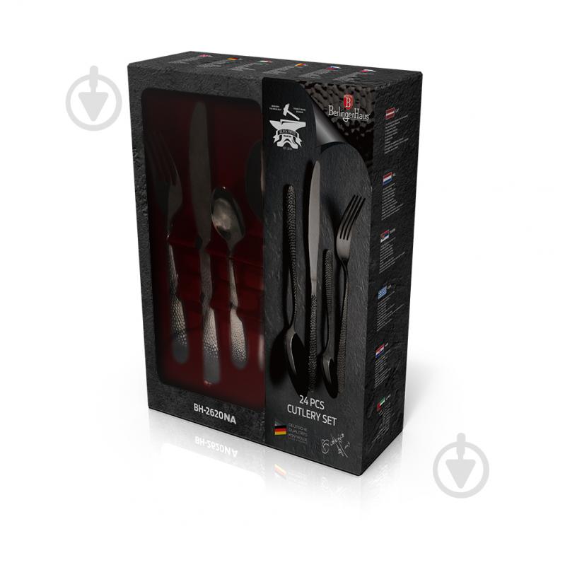 Набір столових приборів Cutlery sets BH 2620NA чорний Berlinger - фото 2