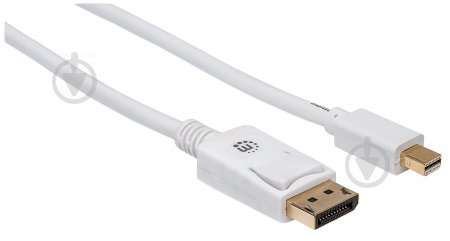 Кабель Intracom Mini DisplayPort M білий (324748) - фото 2