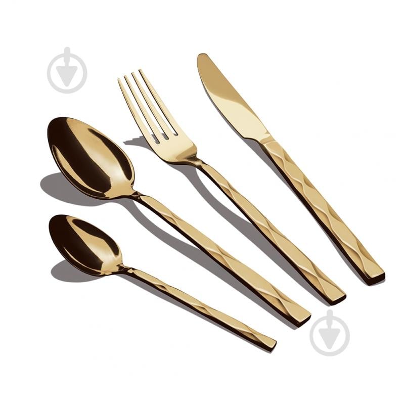 Набор столовых приборов Berlinger Haus Cutlery 24 предмета на 6 персон золотой BH 2624A - фото 1 Набор столовых приборов Berlinger Haus Cutlery 24 предмета на 6 персон золотой BH 2624A - фото 1