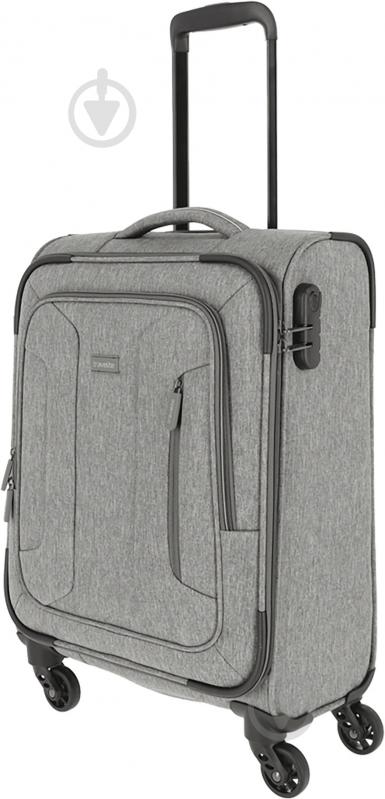 Чемодан Travelite 33 л серый - фото 1