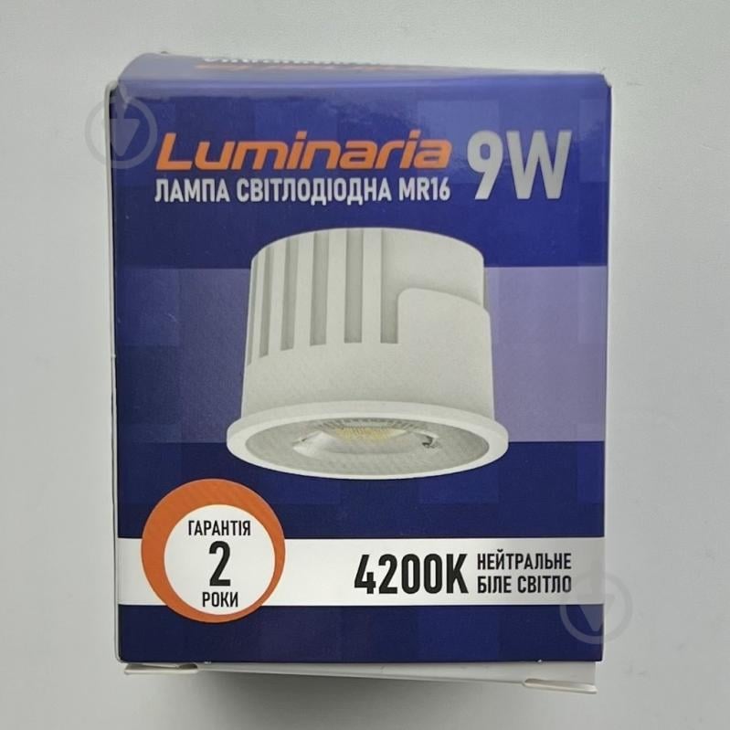 Лампа світлодіодна Luminaria 60° 9 Вт MR16 220 В 4200 К MODULE - фото 3 Лампа світлодіодна Luminaria 60° 9 Вт MR16 220 В 4200 К MODULE - фото 3