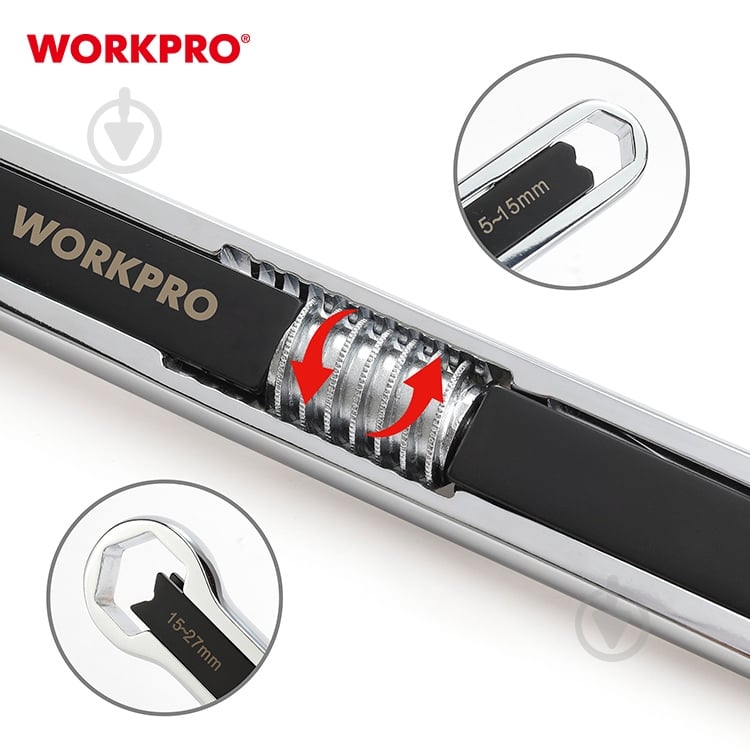 Ключ WORKPRO WP272016 - фото 3