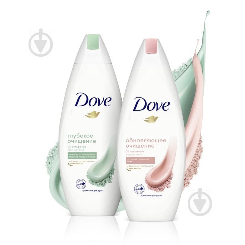 Гель для душа Dove Восстановление с розовой глиной 250 мл - фото 3