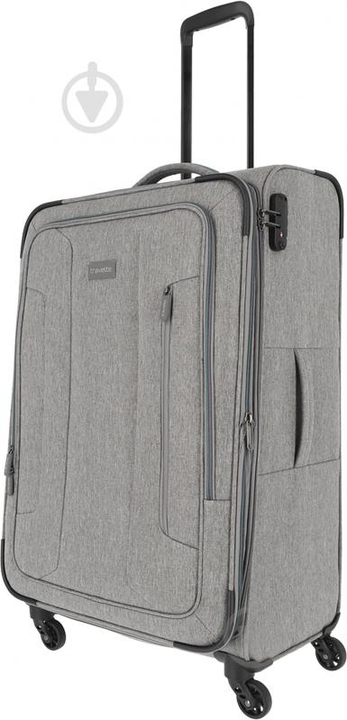 Чемодан Travelite 84 л серый - фото 1