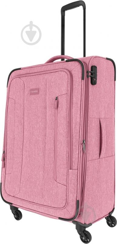 Чемодан Travelite 84 л розовый - фото 1