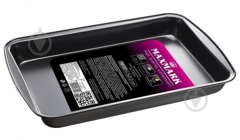 Форма для выпекания Maxmark 38,2х24,5х5,2 см MK-T38224 - фото 1 Форма для выпекания Maxmark 38,2х24,5х5,2 см MK-T38224 - фото 1