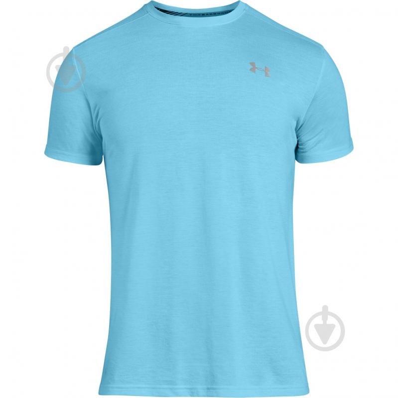 Футболка Under Armour Threadborne Streaker SS 1271823-448 р.M синий - фото 1 Футболка Under Armour Threadborne Streaker SS 1271823-448 р.M синий - фото 1