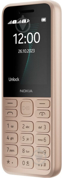 Мобільний телефон Nokia 130 TA-1576 DS light gold Nokia 130 2023 DS Light Gold - фото 4