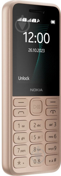 Мобільний телефон Nokia 130 TA-1576 DS light gold Nokia 130 2023 DS Light Gold - фото 3