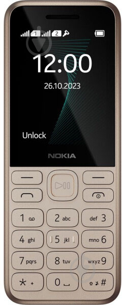 Мобільний телефон Nokia 130 TA-1576 DS light gold Nokia 130 2023 DS Light Gold - фото 2