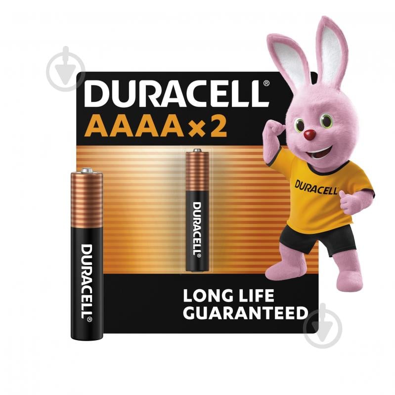 Батарейка Duracell Специальная щелочная AAAA 2 шт. - фото 1