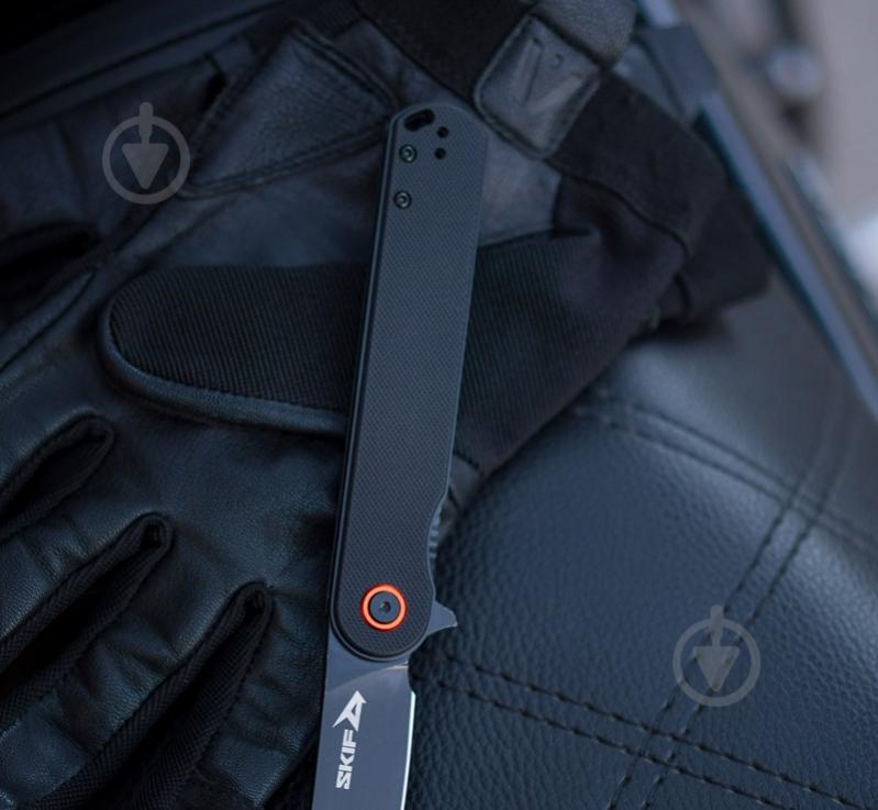 Нож складной Skif Townee BSW Black Wharncliffe, 95мм 1765.03.49 - фото 10