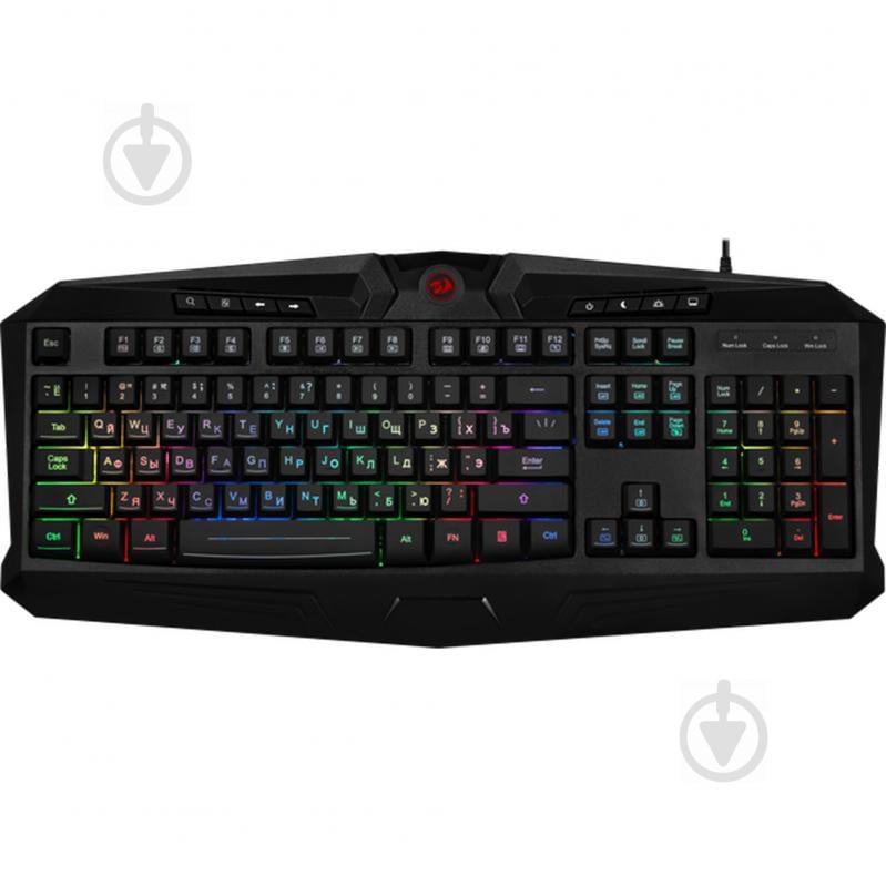 Клавиатура игровая Redragon Harpe RGB 19 AntiGhost keys (75095) black - фото 1