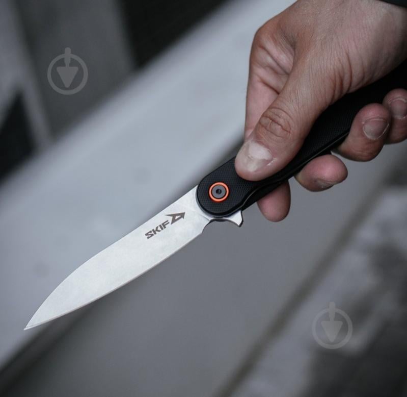 Нож складной Skif Townee SW Black Wharncliffe, 95мм 1765.03.48 - фото 6