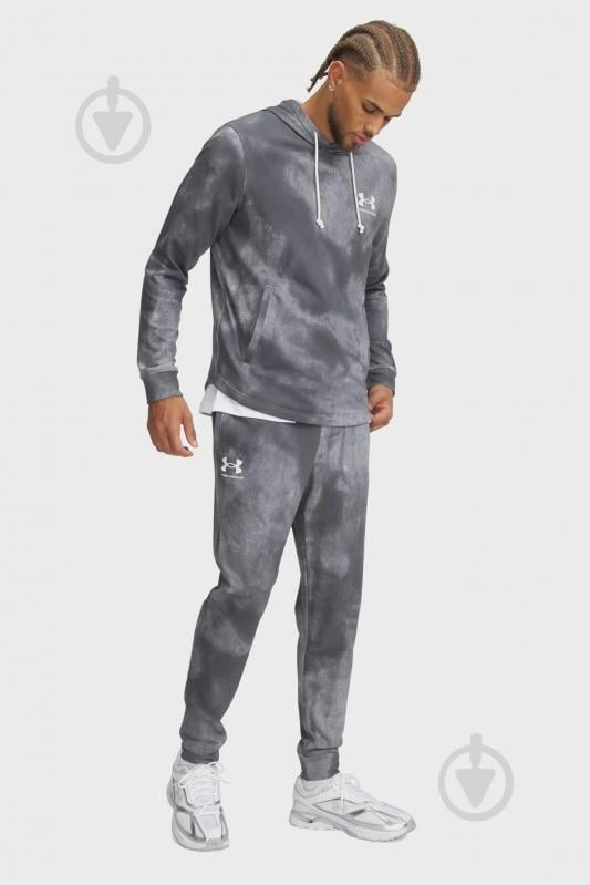 Штани Under Armour Rival Terry AOP Jogger Q1 1390143-025 р. M сірий - фото 3