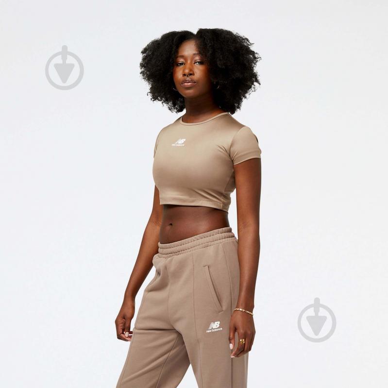 Футболка New Balance ATHLETICS PEARL WT31556MS р.XL коричневий - фото 2