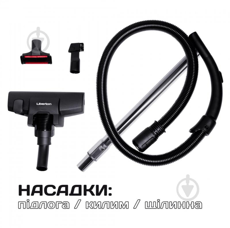 Пылесос Liberton LVC-4311 black/red - фото 3